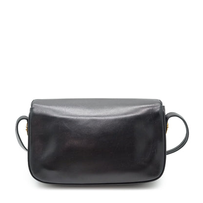 Vintage Horsebit Lock Box Shoulder Bag