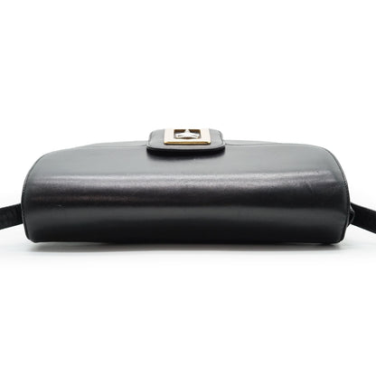 Vintage Horsebit Lock Box Shoulder Bag