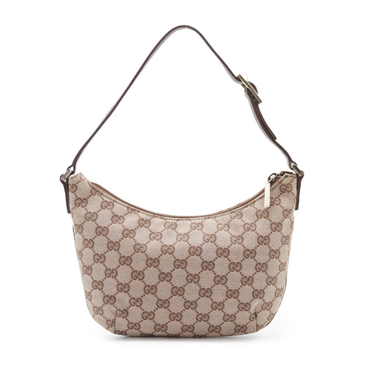GG Canvas Half Moon Mini Hobo Bag
