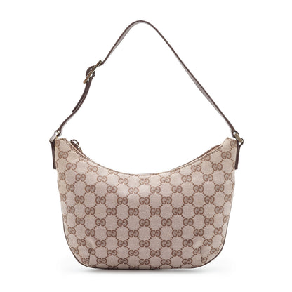 GG Canvas Half Moon Mini Hobo Bag