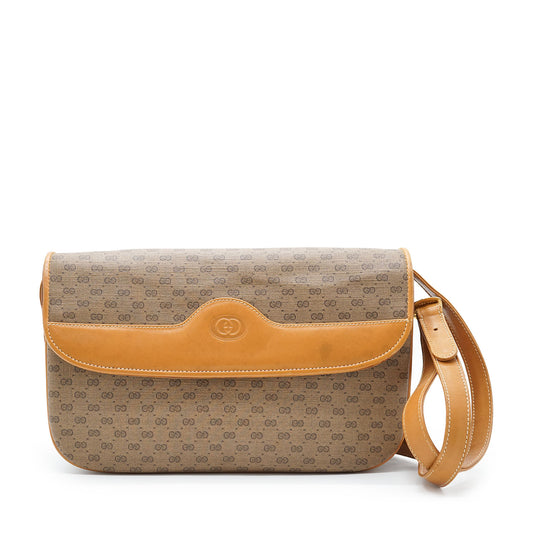 Vintage GG Microguccissima Tri-Pocket Crossbody Bag