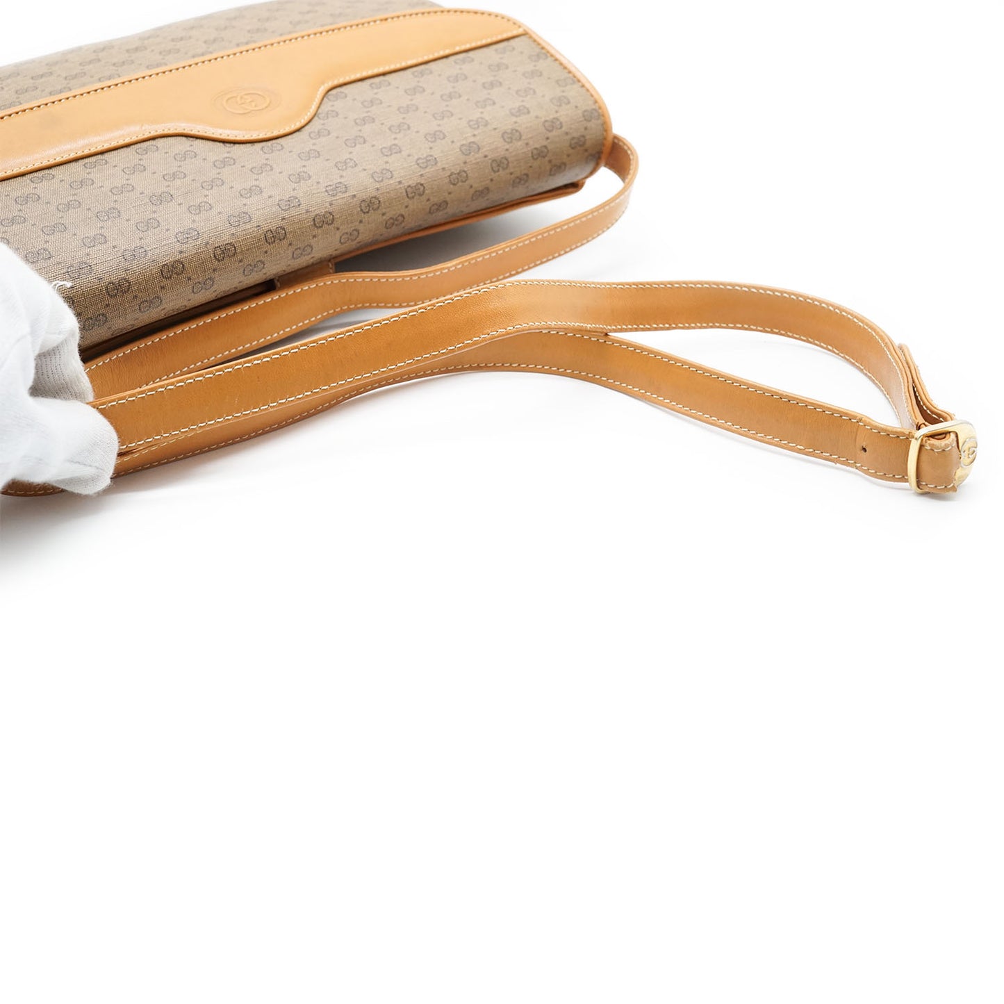 Vintage GG Microguccissima Tri-Pocket Crossbody Bag
