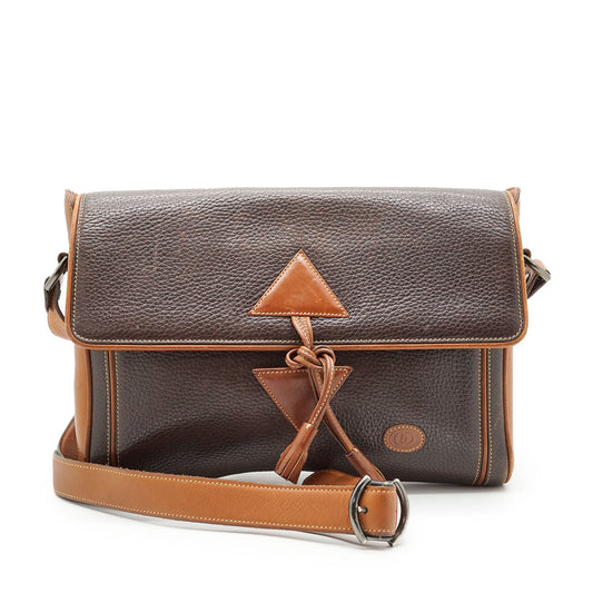 Vintage Triangle Detail Shoulder Bag