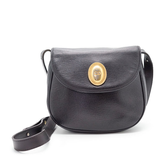 Vintage CD Logo Rounded Crossbody Bag