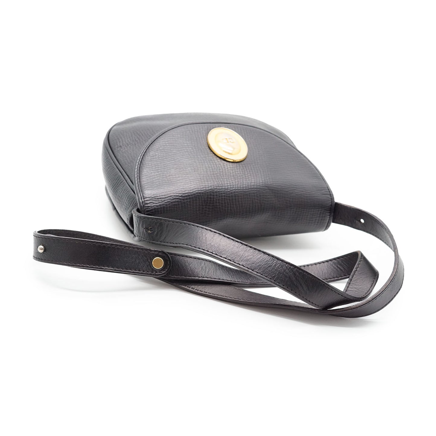 Vintage CD Logo Rounded Crossbody Bag