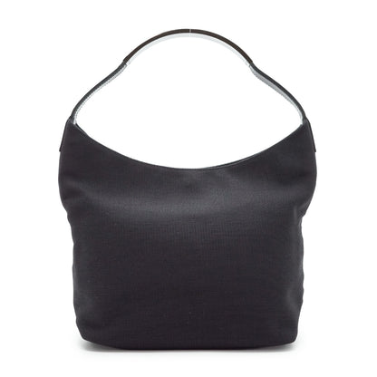 Metal Handle Nylon Hobo Bag