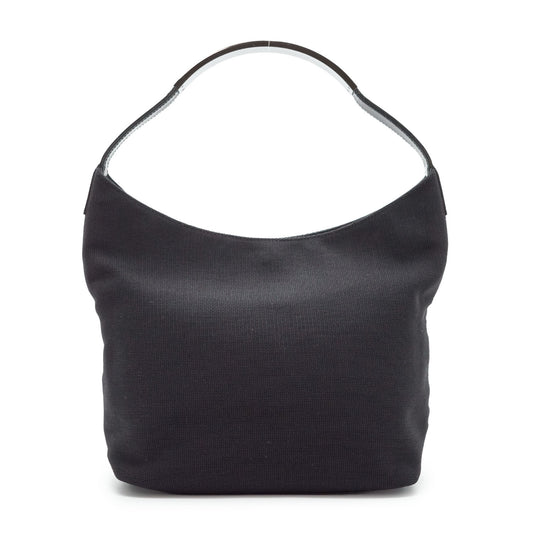 Metal Handle Nylon Hobo Bag