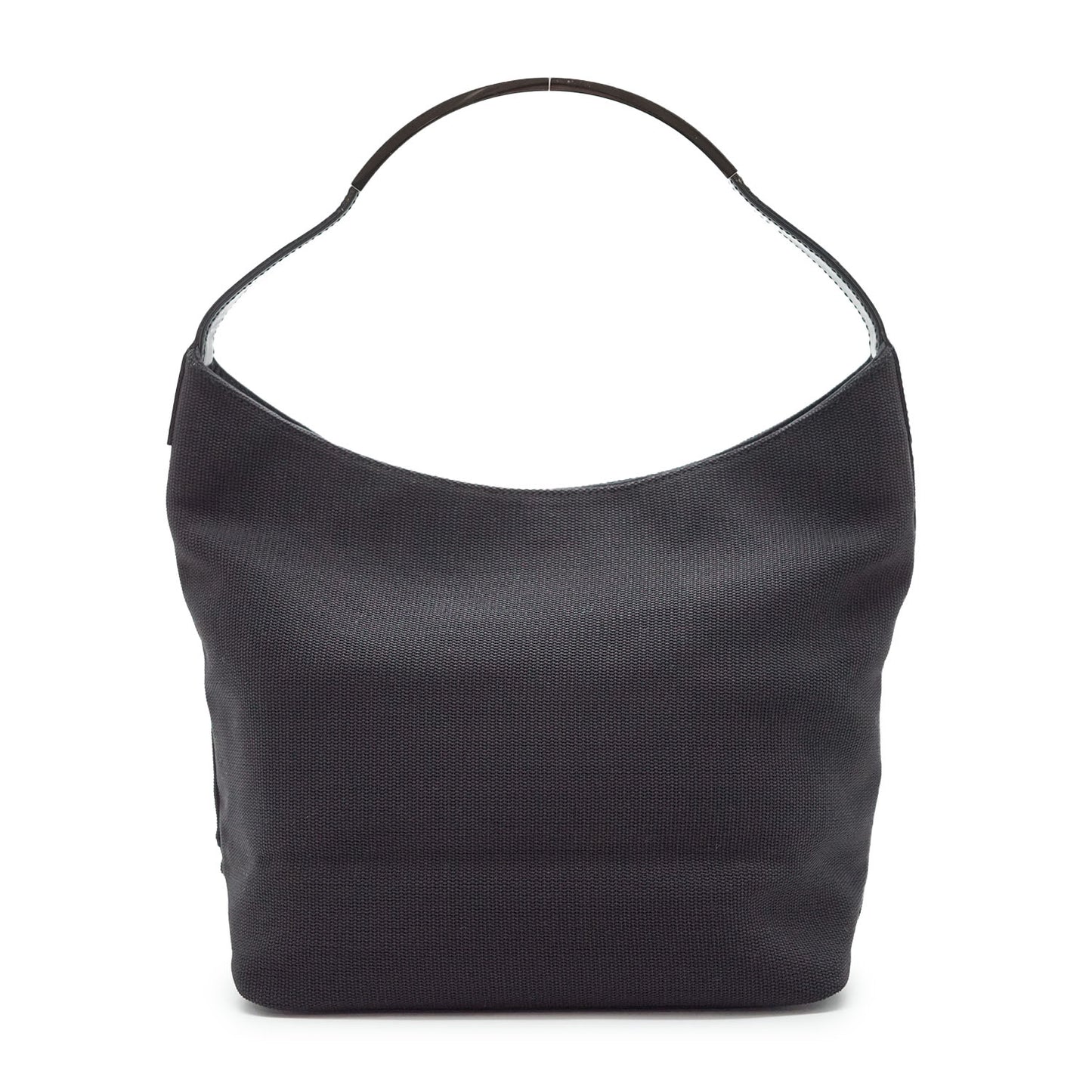 Metal Handle Nylon Hobo Bag