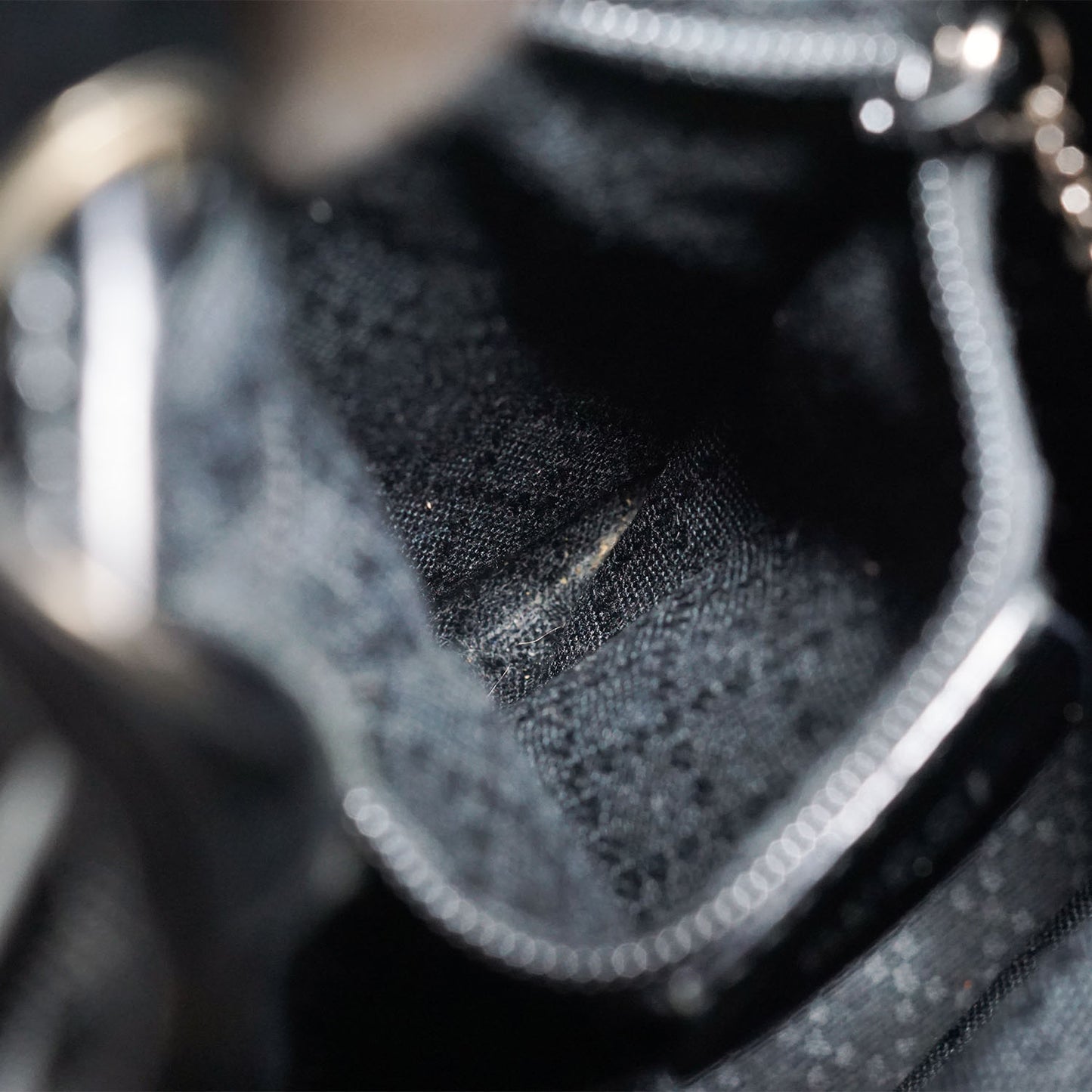 Bamboo Nylon Mini Bucket Bag