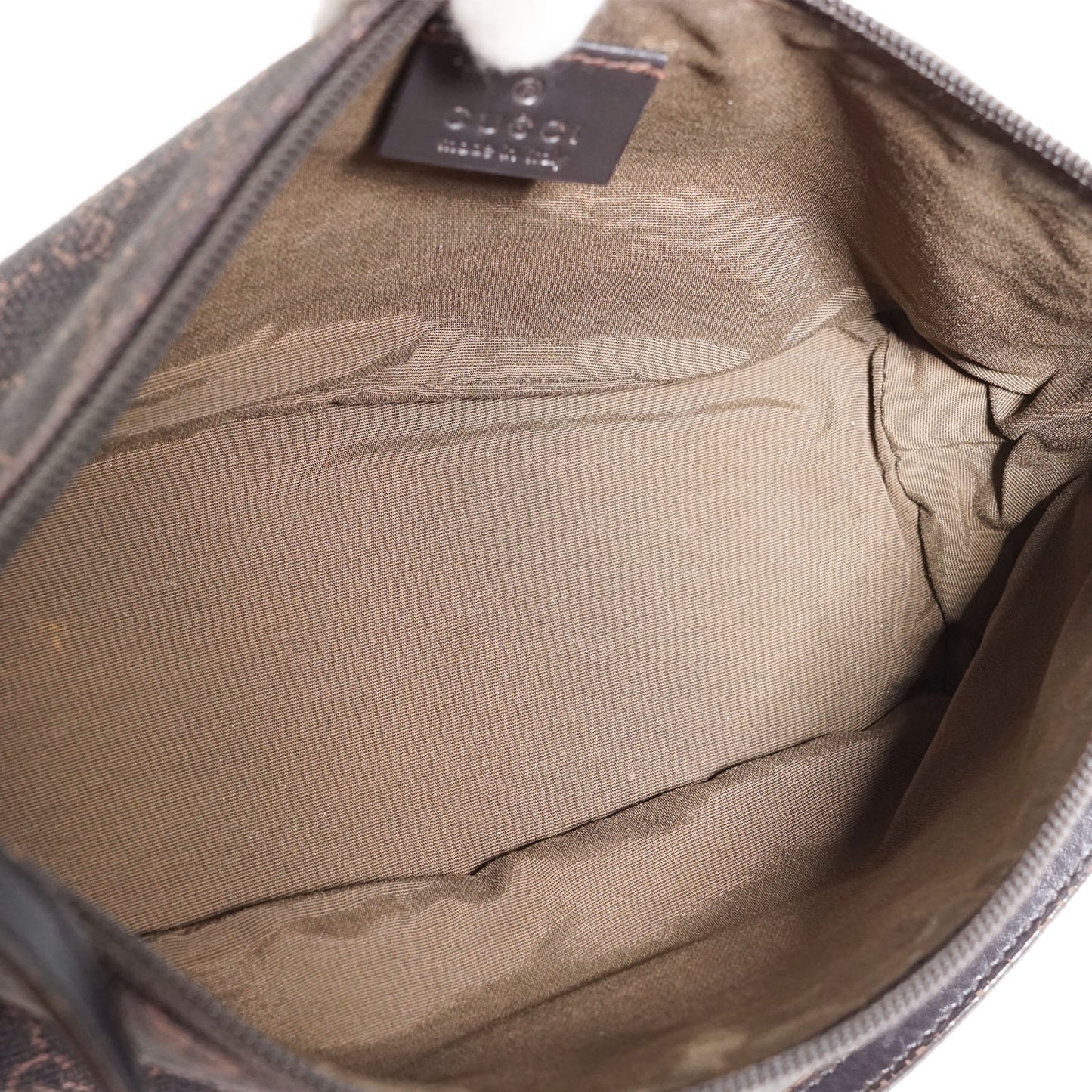 GG Canvas Boat Pochette