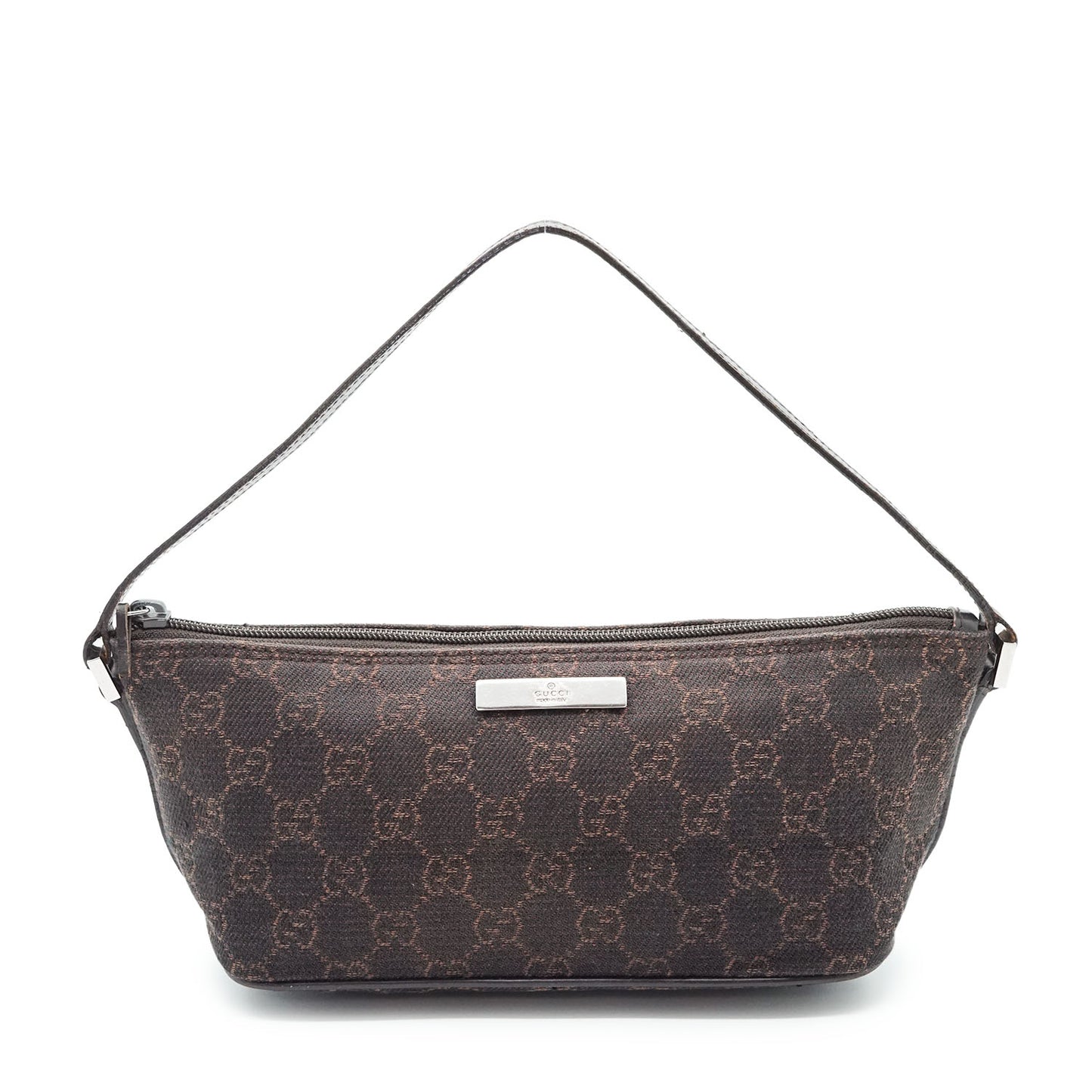 GG Canvas Boat Pochette