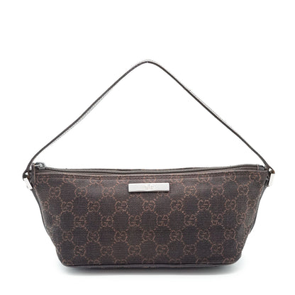 GG Canvas Boat Pochette