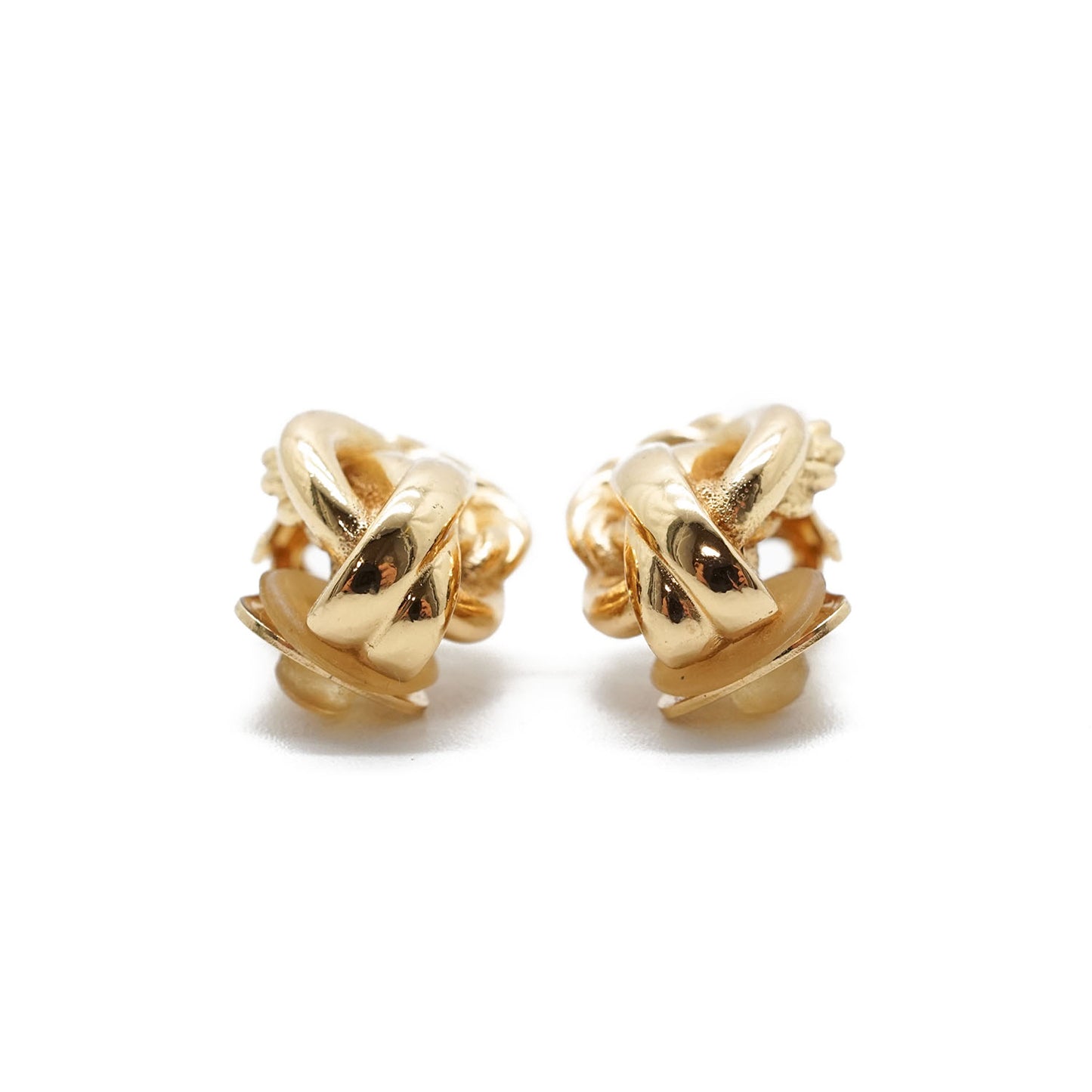 Vintage Knot Clip Earrings GP