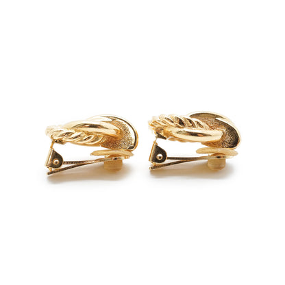 Vintage Knot Clip Earrings GP