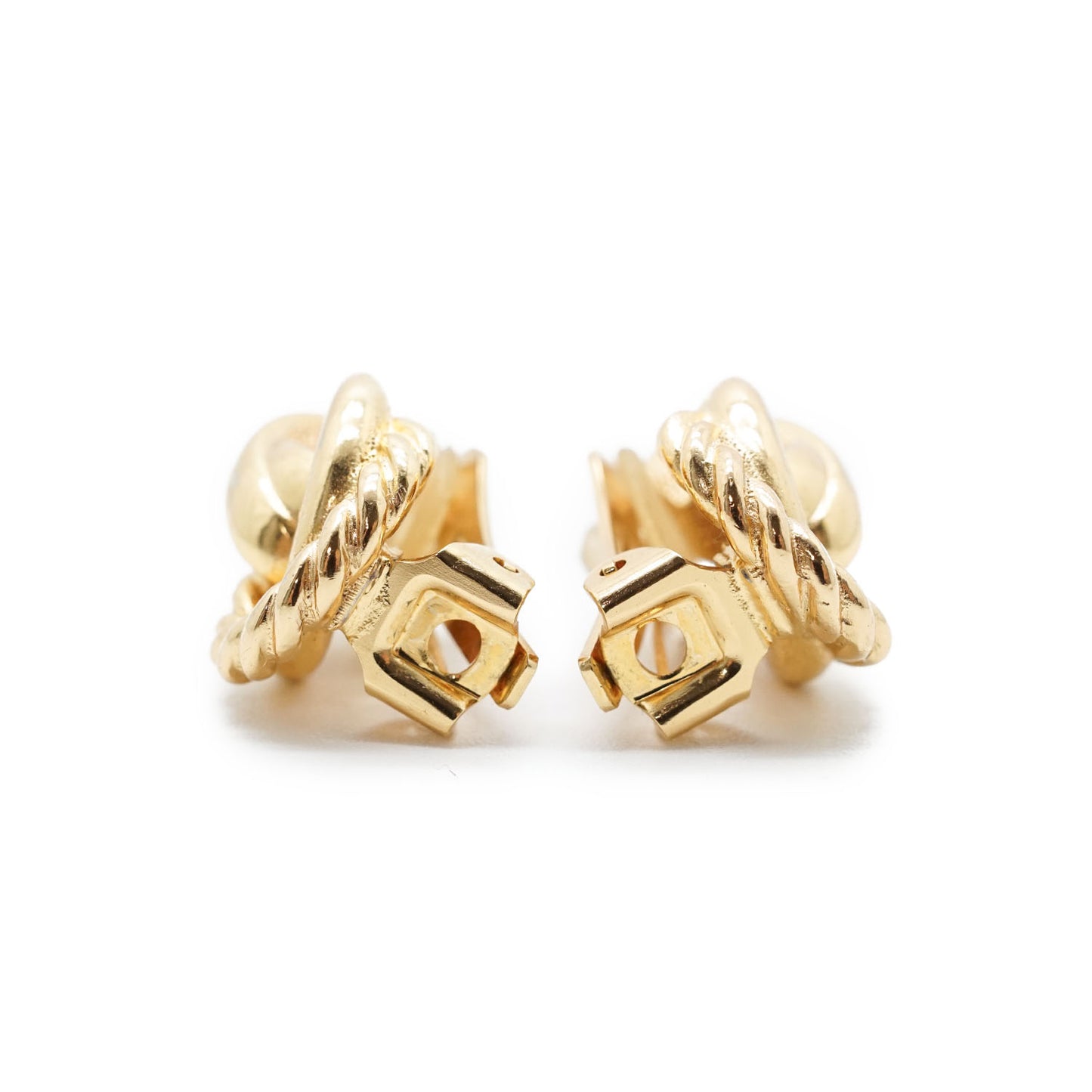 Vintage Knot Clip Earrings GP