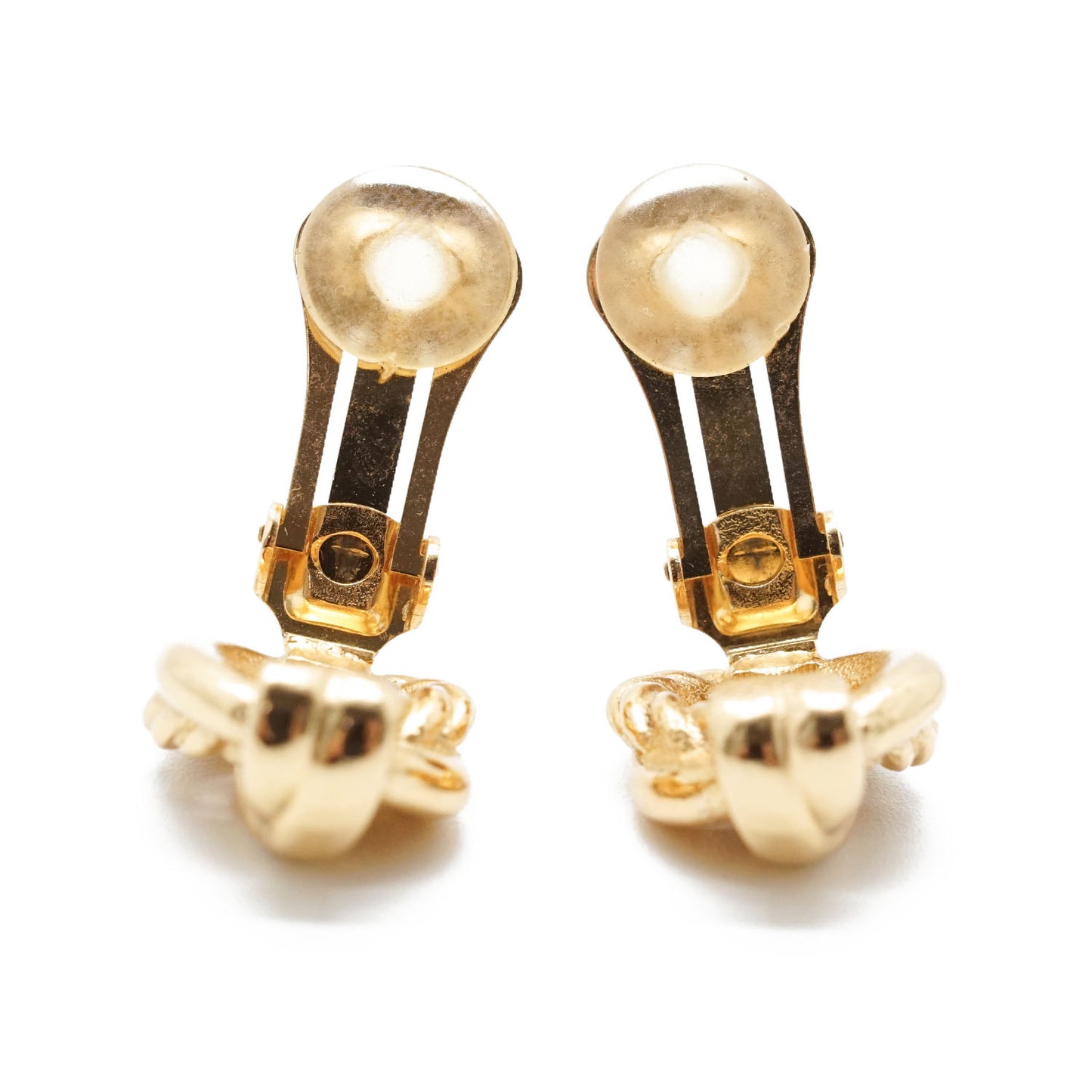Vintage Knot Clip Earrings GP