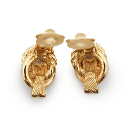 Vintage Knot Clip Earrings GP