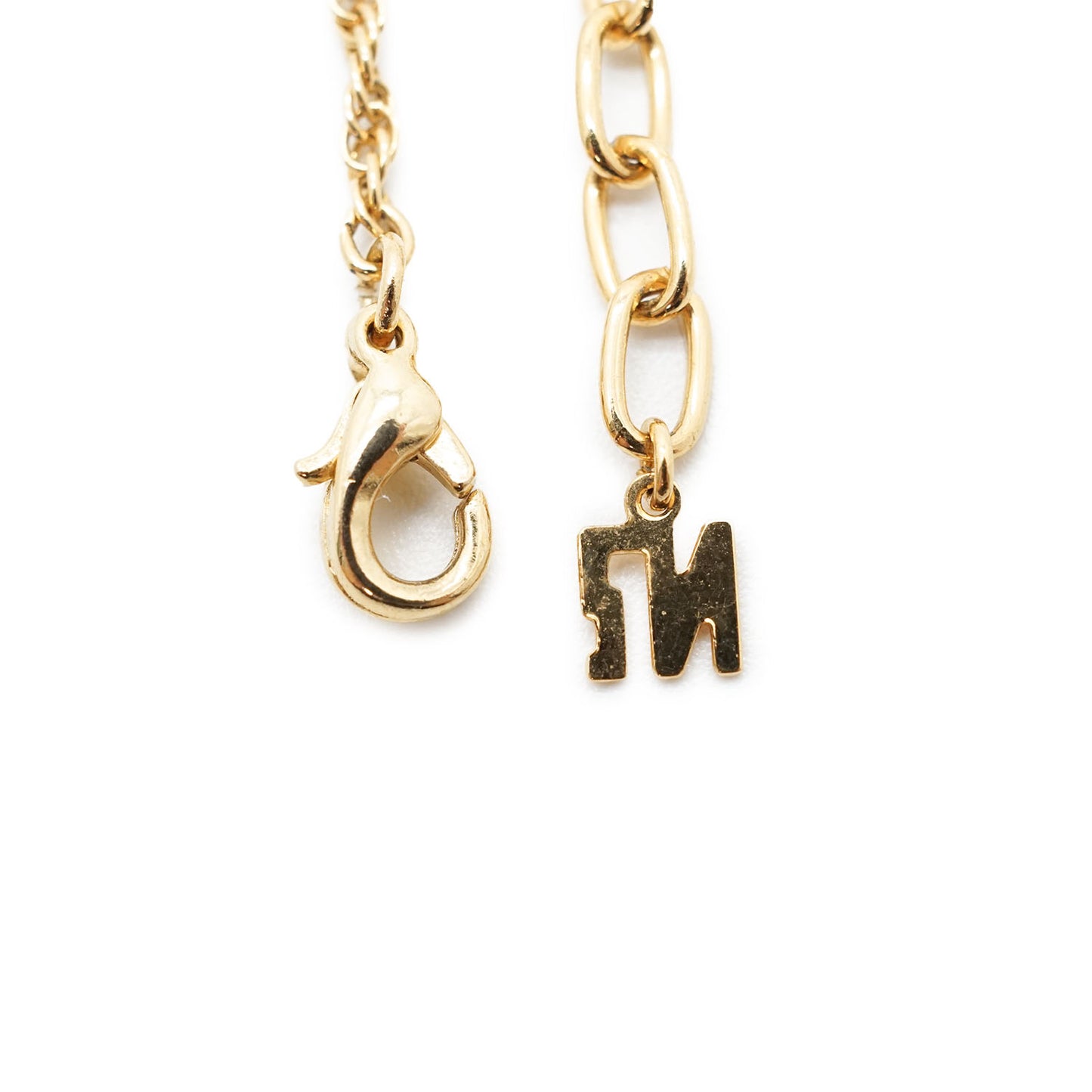 NR Rhinestone Circle Pendant Necklace