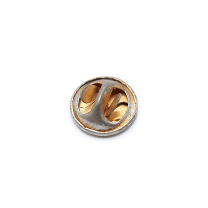 Vintage Lucite Dome CC Pin Brooch