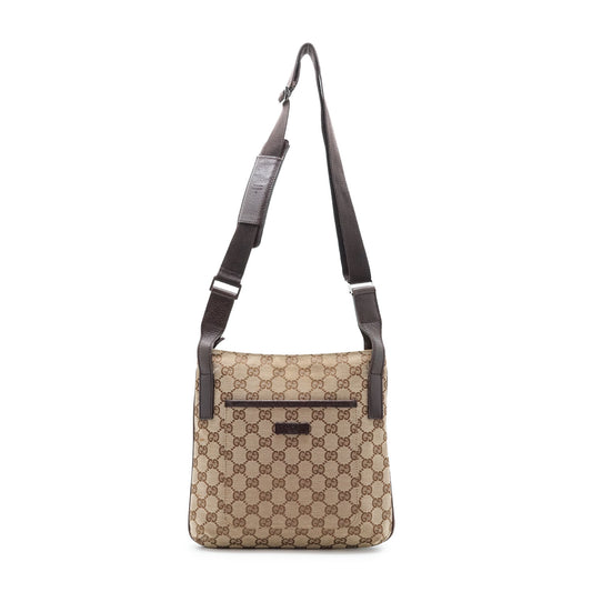 GG Canvas Front Pocket Crossbody Bag