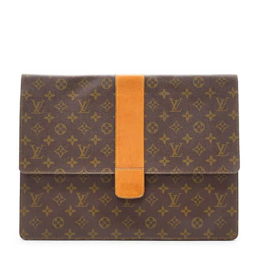 Monogram Lena Portfolio Clutch