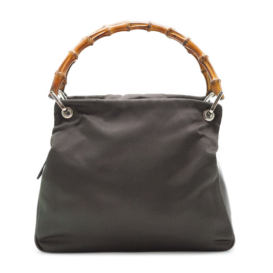 Bamboo Nylon Small Handbag