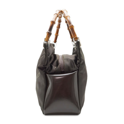 Bamboo Nylon Small Handbag