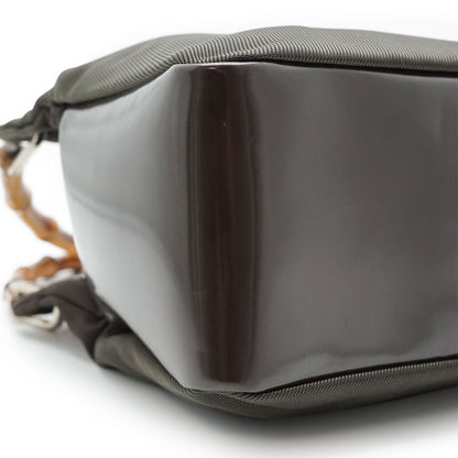 Bamboo Nylon Small Handbag