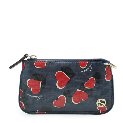 Interlocking G Heart Coin Case