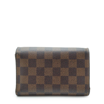 Damier Ebene Porte Tresor Etui Papiers Trifold Wallet