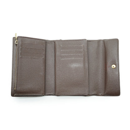 Damier Ebene Porte Tresor Etui Papiers Trifold Wallet