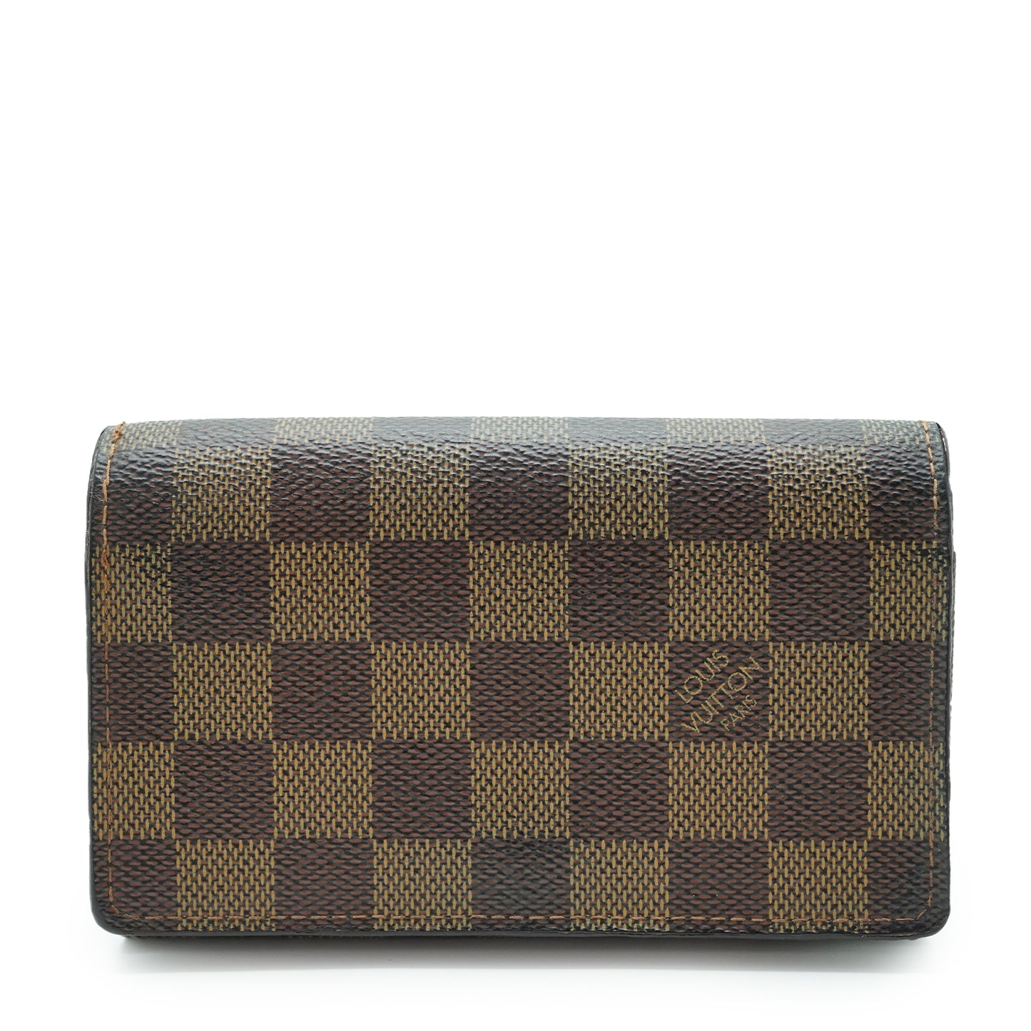 Damier Ebene Porte Monnaie Billet Tresor Bifold Wallet