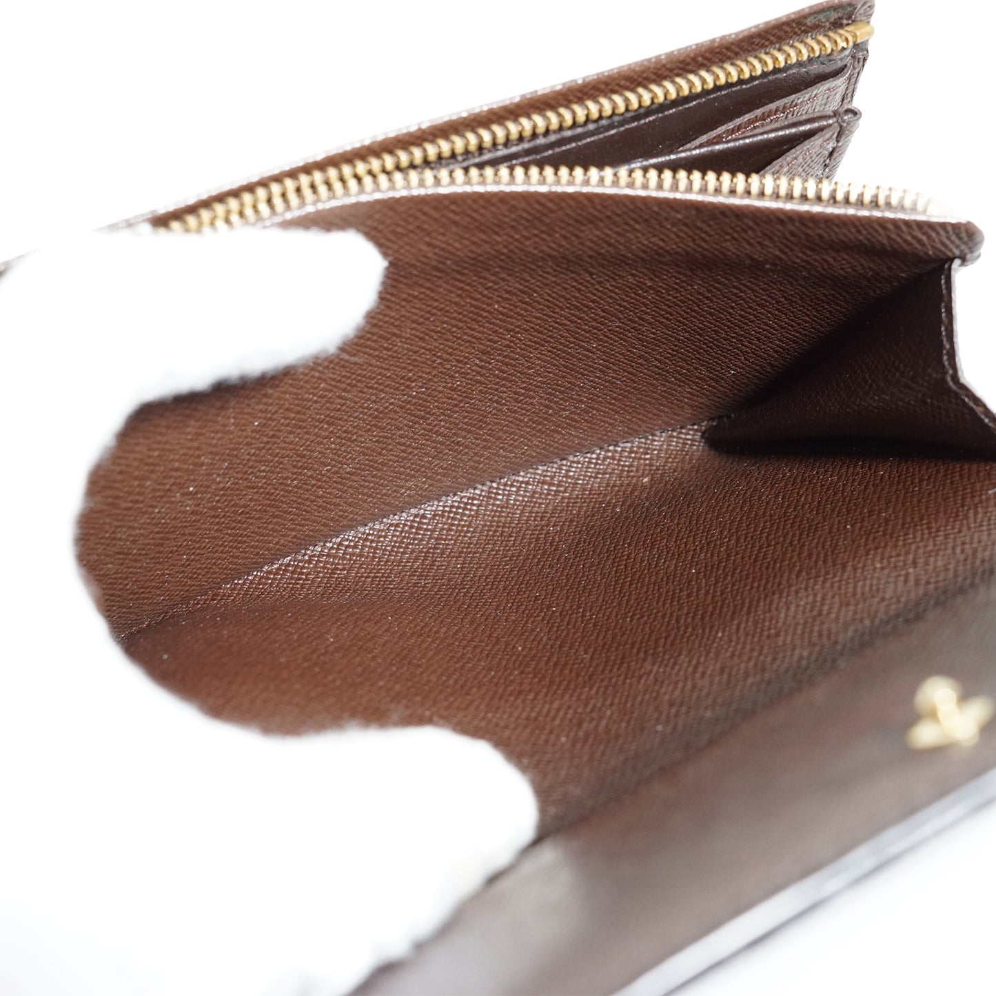 Damier Ebene Porte Monnaie Billet Tresor Bifold Wallet