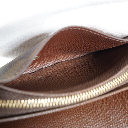 Damier Ebene Porte Monnaie Billet Tresor Bifold Wallet