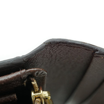 Damier Ebene Porte Monnaie Billet Tresor Bifold Wallet