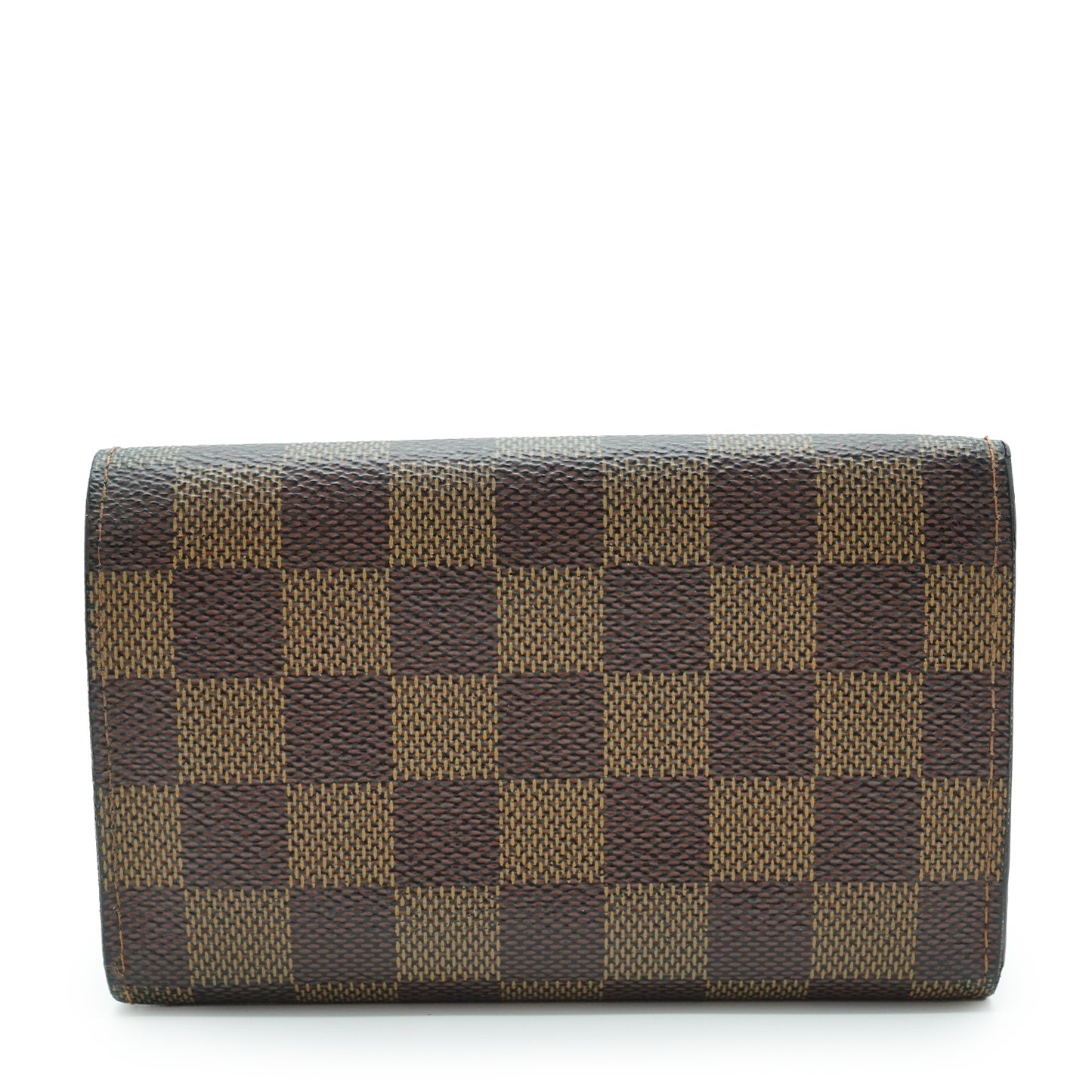 Damier Ebene Porte Monnaie Billet Tresor Bifold Wallet