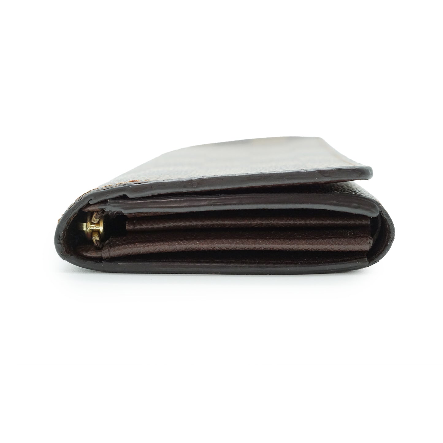 Damier Ebene Porte Monnaie Billet Tresor Bifold Wallet