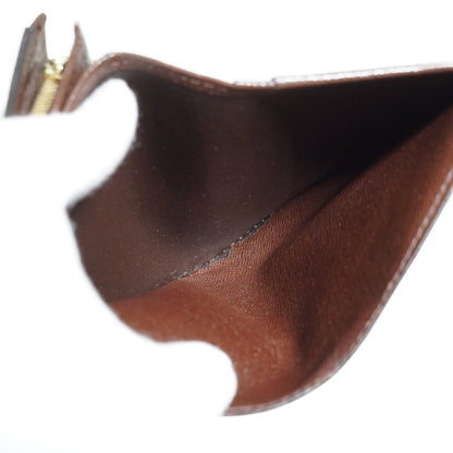 Damier Ebene Porte Monnaie Billet Tresor Bifold Wallet