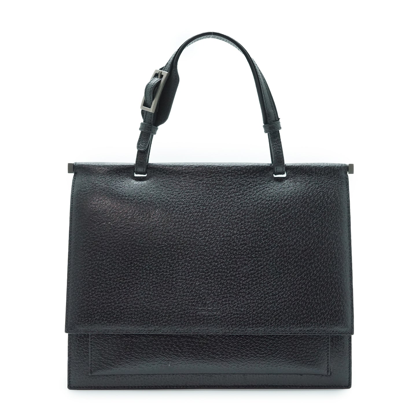 Square Calf Leather Handbag