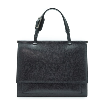 Square Calf Leather Handbag