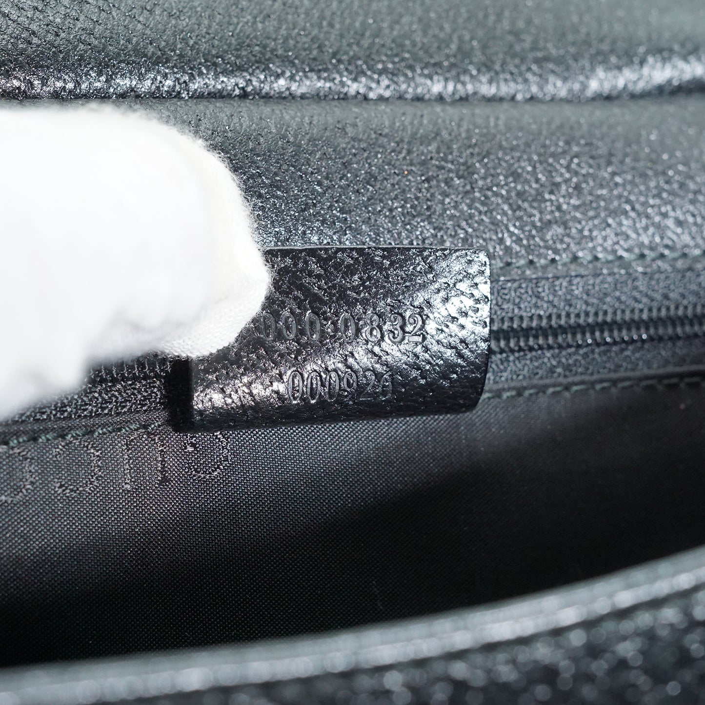 Square Calf Leather Handbag