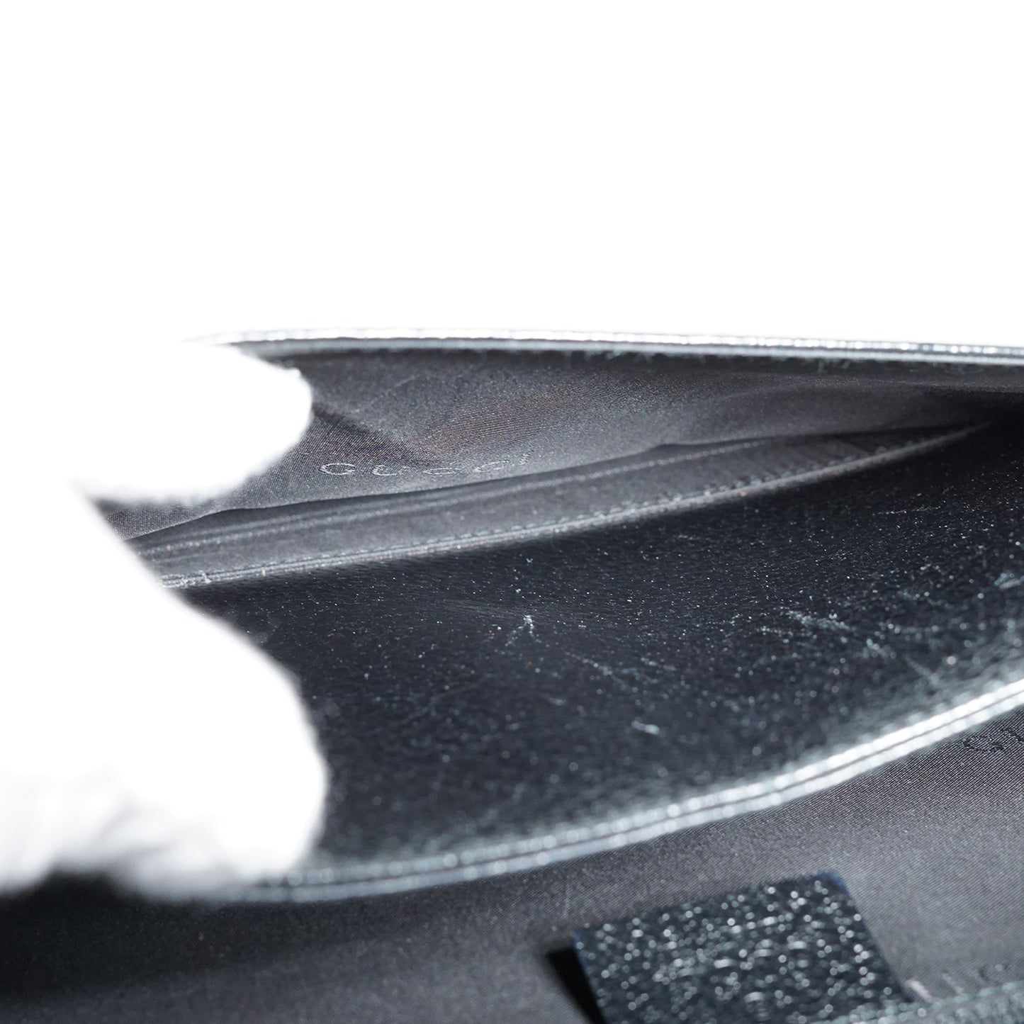 Square Calf Leather Handbag