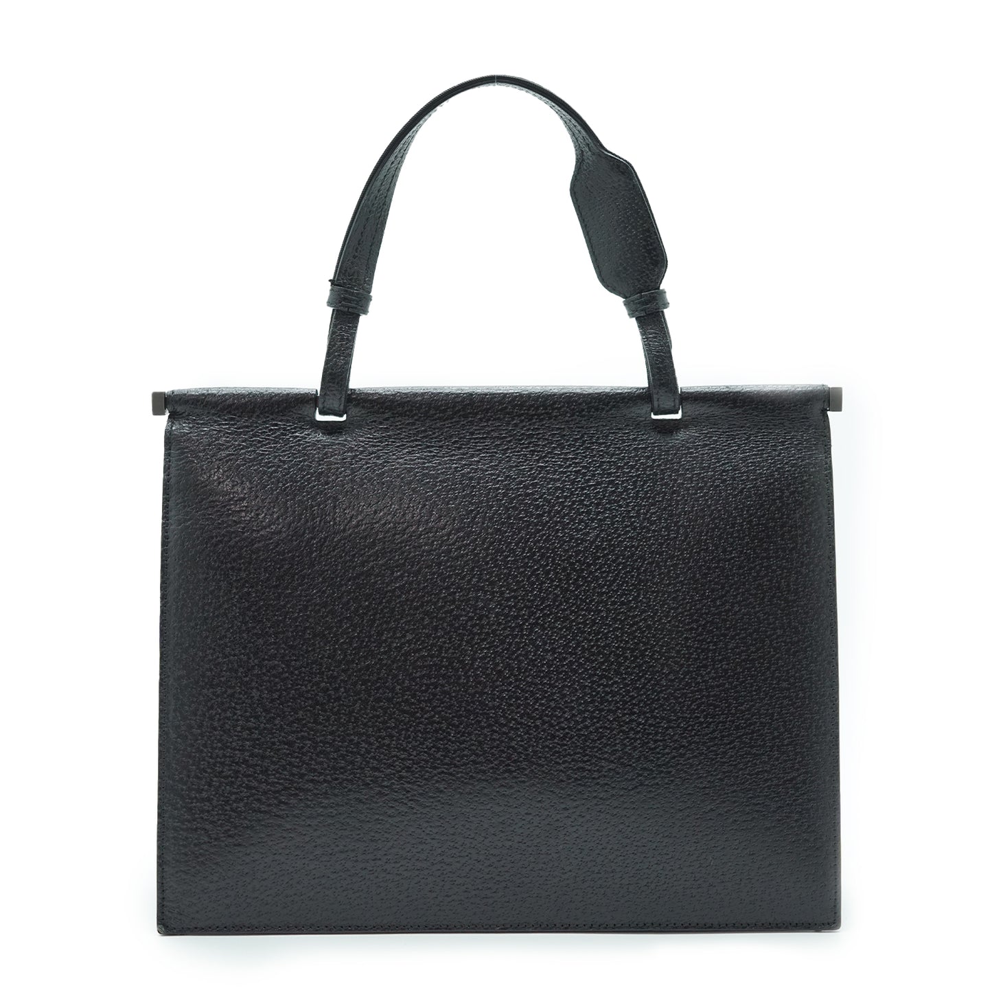 Square Calf Leather Handbag