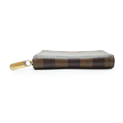 Damier Ebene Zippy Coin Case Compact Wallet