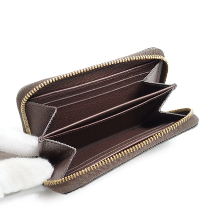 Damier Ebene Zippy Coin Case Compact Wallet