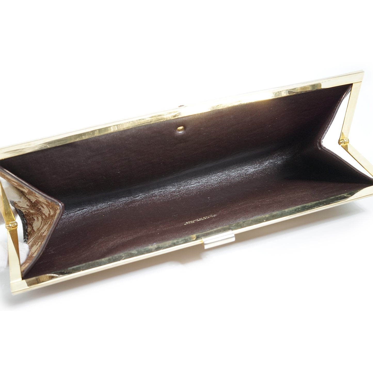 Vintage Trotter Frame Clutch Bag