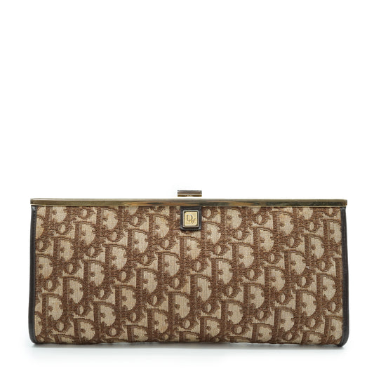 Vintage Trotter Frame Clutch Bag