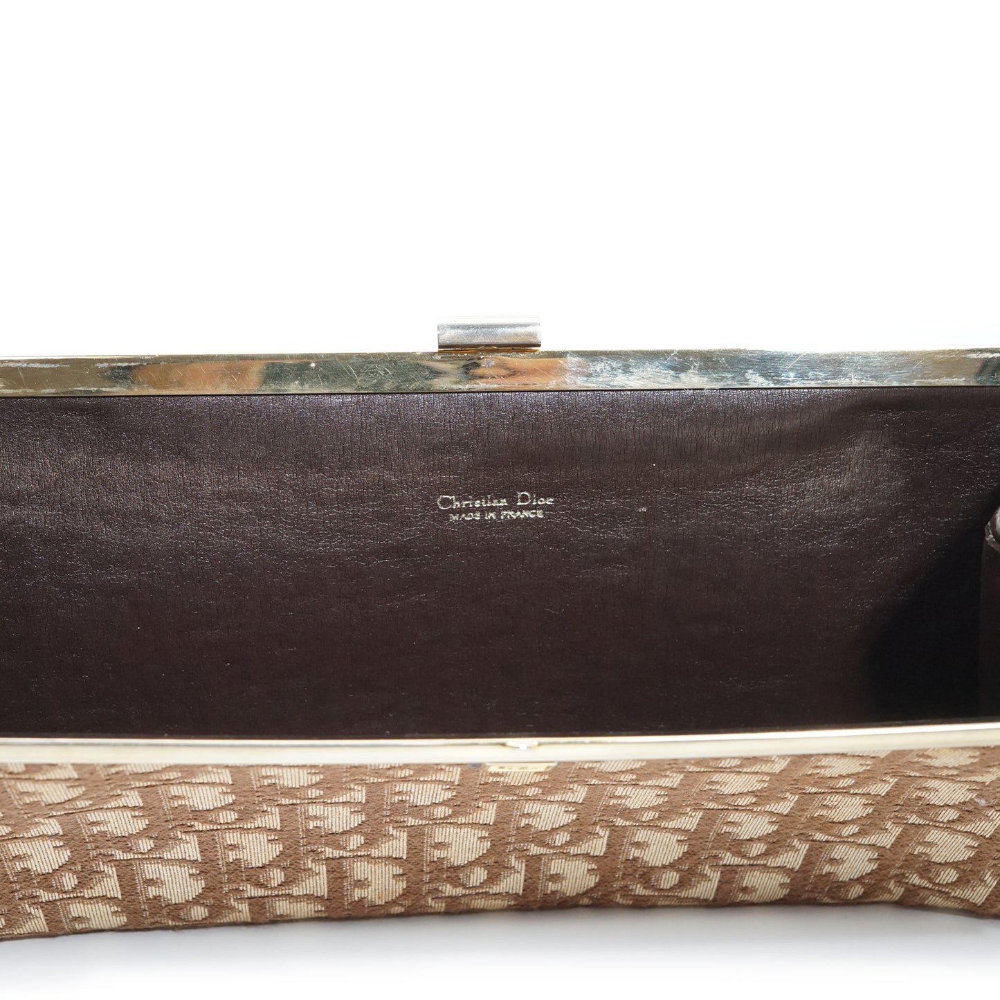 Vintage Trotter Frame Clutch Bag