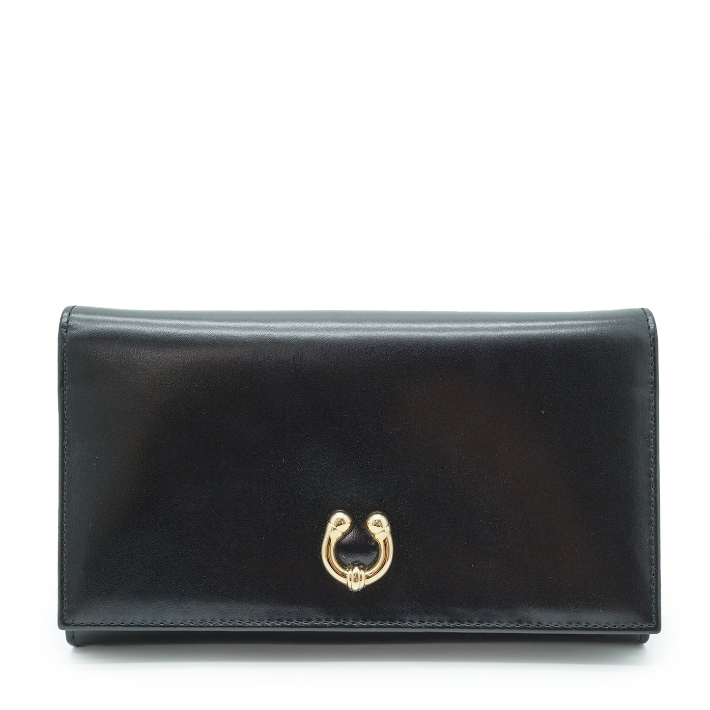 Horsebit Detail Long Wallet