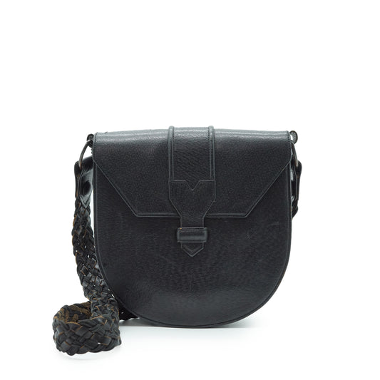 Vintage Y-Detail Rounded Shoulder Bag